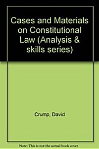 Cases and Materials on Constitutional Law (Hardcover, 2nd, Subsequent)