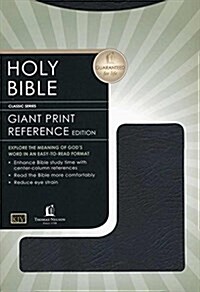 Holy Bible/Giant Print With Center-Column Reference Black 895I (Hardcover)