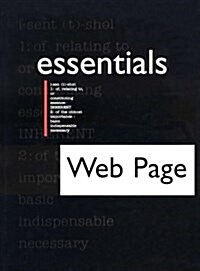 Web Page Essentials (Paperback, Diskette)
