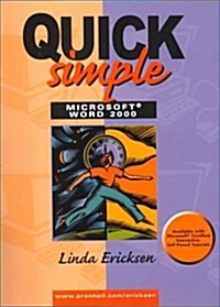 Quick, Simple Microsoft Word 2000 (Paperback, Spiral)
