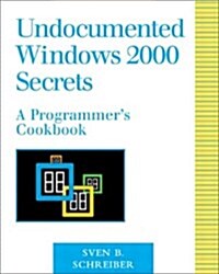 [중고] Undocumented Windows 2000 Secrets (Paperback, CD-ROM)