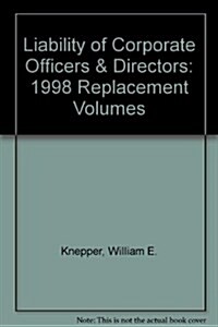 Liability of Corporate Officers & Directors (Hardcover, 8th)