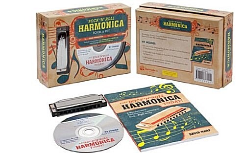 Rock & Roll Harmonica Book & Kit (Digital Online, Toy)