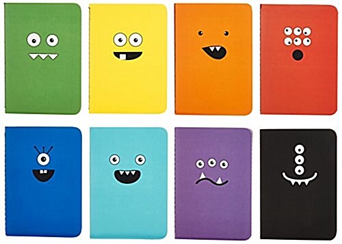 Pocket Pal Mini Journals - Set of 8 - Monster Tales (Paperback, JOU)