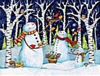 Birch & Snowmen 500 PC Puzzle (Puzzle)