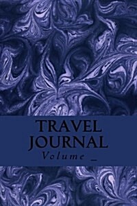 Travel Journal: Blue Art Cover (Paperback)