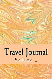 Travel Journal: Peach Art Cover (Paperback)
