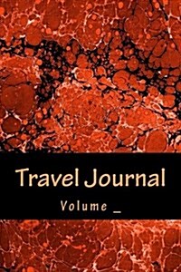 Travel Journal: Orange Art Cover (Paperback)
