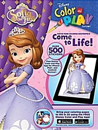 Sophia the First Color & Play Giant Sticker Book (Paperback, STK)