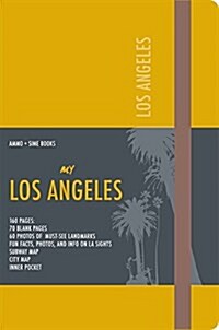 Los Angeles Visual Notebook: Mustard Yellow (Imitation Leather)