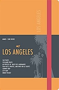 Los Angeles Visual Notebook: Apricot Orange (Imitation Leather)
