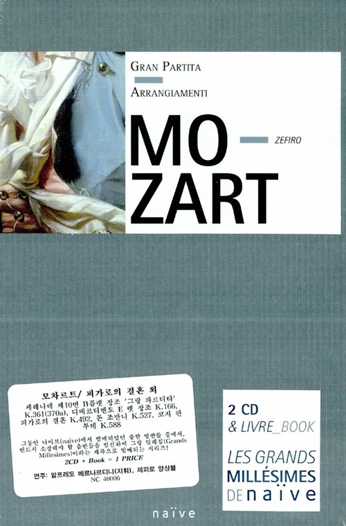 [수입] 볼프강 아마데우스 모차르트 : 그랑 파르티타 & 피가로의 결혼 [2CD + BOOK]