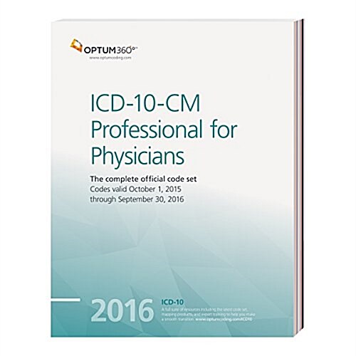 ICD-10-CM Professional for Physicians 2016 (Paperback)