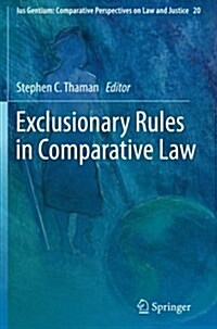Exclusionary Rules in Comparative Law (Paperback)