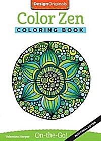 Color Zen Coloring Book: Perfectly Portable Pages (Paperback)