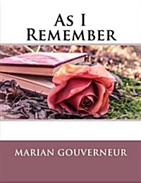 As I Remember (Paperback)