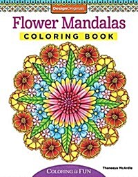 Flower Mandalas Coloring Book (Paperback)