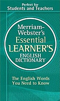 [중고] Merriam-Webster‘s Essential Learner‘s English Dictionary (Mass Market Paperback)