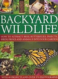 Backyard Wildlife : How to Attract Bees, Butterflies, Insects, Birds, Frogs and Animals into Your Garden (Paperback)