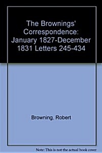 The Brownings Correspondence (Hardcover)