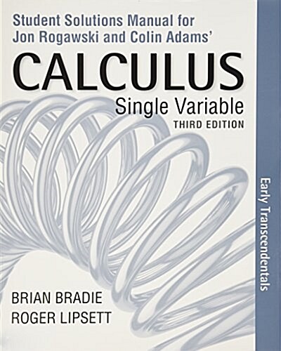 Calculus (Paperback, 3rd, Student, Solution Manual)
