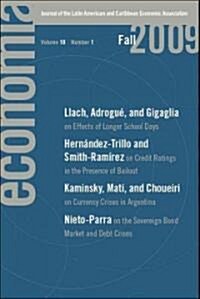 Economia: Fall 2009: Journal of the Latin American and Caribbean Economic Association (Paperback)