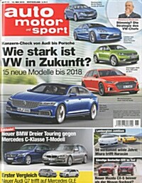 Auto Motor + Sport (격주간 독일판) 2015년 05월 13일