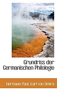 Grundriss Der Germanischen Philologie (Paperback)