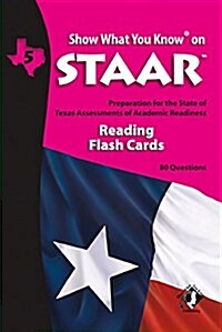 Swyk on Staar Reading Flash Cards Gr 5: Preparation for the State of Texas Assessments of Academic Readiness (Paperback)