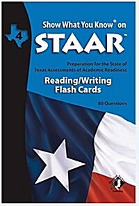 Swyk on Staar Reading/Writing Flash Cards Gr 4: Preparation for the State of Texas Assessments of Academic Readiness (Paperback)