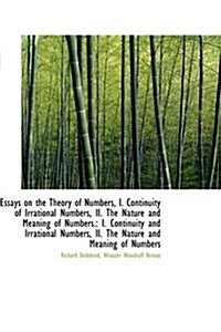 Essays on the Theory of Numbers (Paperback)