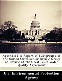 Appendix I to Report of Sub-Group a of the United States Senior Review Group on Review of the Great Lakes Water Quality Agreement (Paperback)