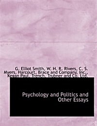 essay on psychology in politics (new york)