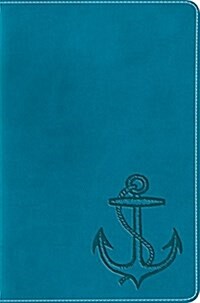 Compact Bible-ESV-Ocean Anchor (Imitation Leather)