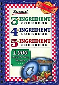Essential 3-4-5 Ingredient Cookbook (Plastic Comb)