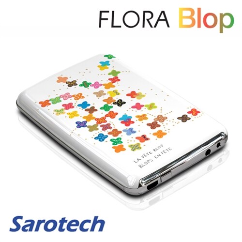 새로텍 휴대용 외장하드 Wizplat FLORA Blop / 500GB SATA HDD