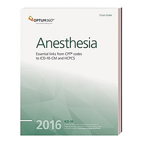 Anesthesia Cross Coder 2016 (Paperback, Updated)