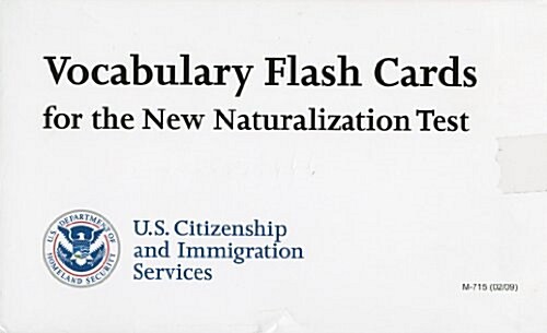 Vocabulary Flash Cards for the New Naturalization Test (Other)