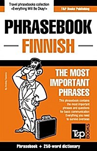 English-Finnish Phrasebook and 250-Word Mini Dictionary (Paperback)
