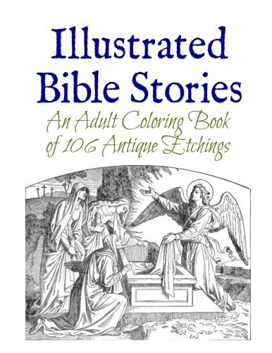 Illustrated Bible Stories: An Adult Coloring Book of 106 Antique Etchings (Paperback)