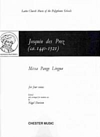 Missa Pange Lingua (Paperback)