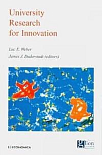 [중고] University Research for Innovation (Paperback)