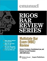 Multistate Bar Exam (Mbe) Review (Paperback, Student, Study Guide)