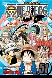 [중고] One Piece, Volume 51: The Eleven Supernovas (Paperback)