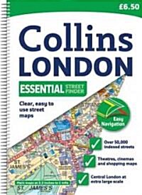 Collins London Essential StreetFinder (Paperback, Spiral)