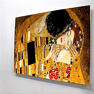 키스 DETAIL - 클림트(27cm x 22cm)소형 /명화입체판넬 명화그림액자 아트판넬