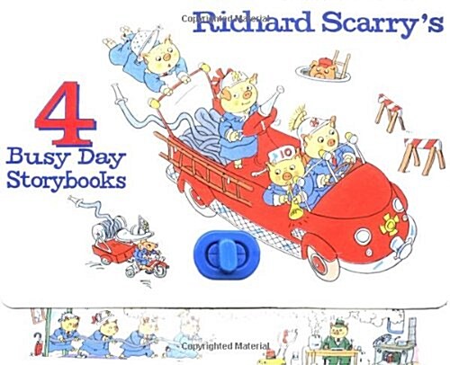 Richard Scarrys 4 Busy Day Storybooks (Hardcover, BOX)