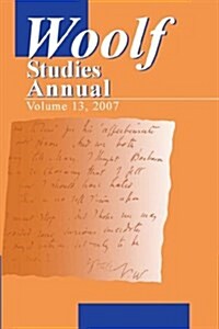 Woolf Studies Annual Volume 13 (Paperback)