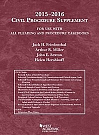 Civil Procedure (Paperback, New, Supplement)