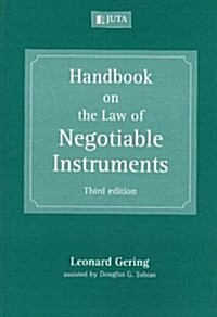 Handbook on the Law of Negotiable Instruments (Paperback, 3 Rev ed)